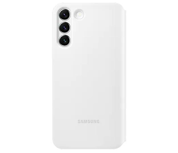 SAMSUNG Smart Clear View Cover do Galaxy S22+ biały EF-ZS906CWEGWW - 746326 - zdjęcie 2